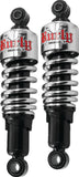 Burly Brand XL Shocks 10.5in - Chrome